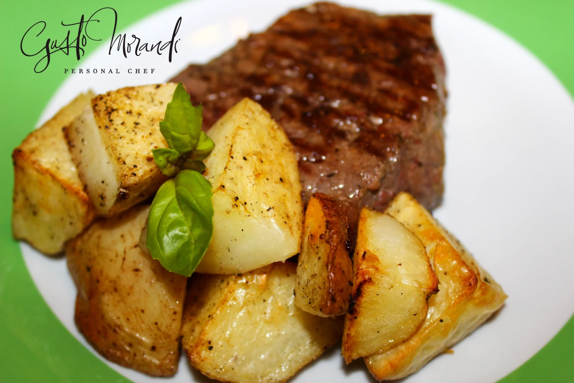 Chef Gusto - Steak and Honey Rosemary Potatoes