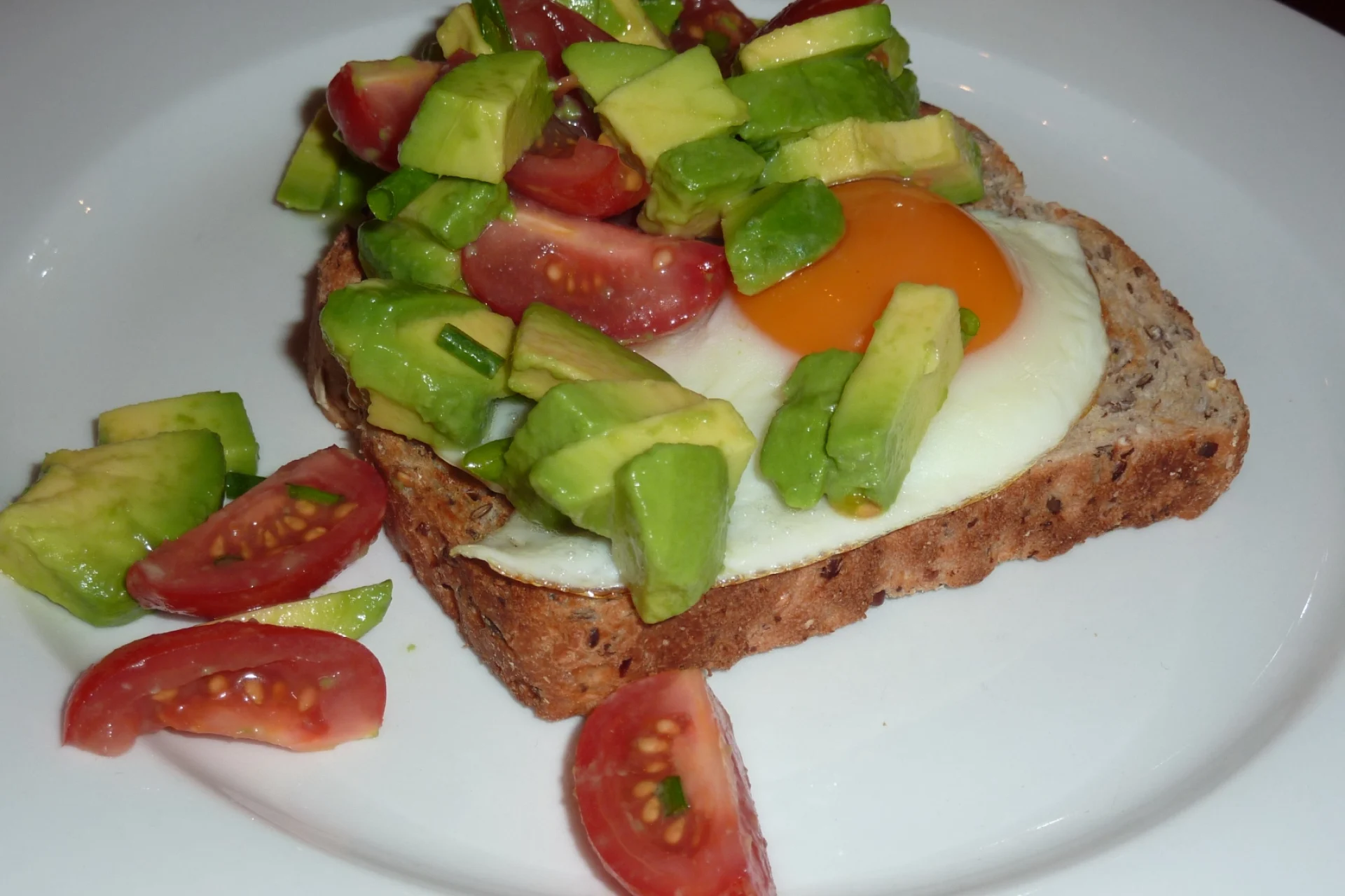 Eggs on Toast with Avocado _ Tomato Salsa 6