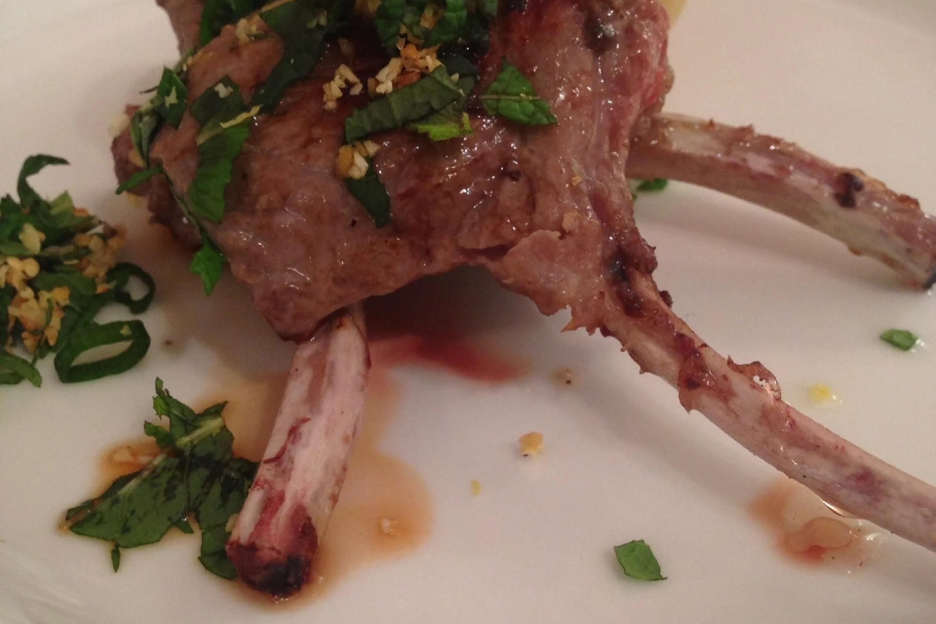 Lamb Cutlets with a hint of Lemon Mint - BDS 1